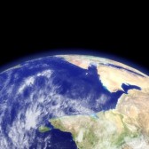 Blue Earth and Gray Moon